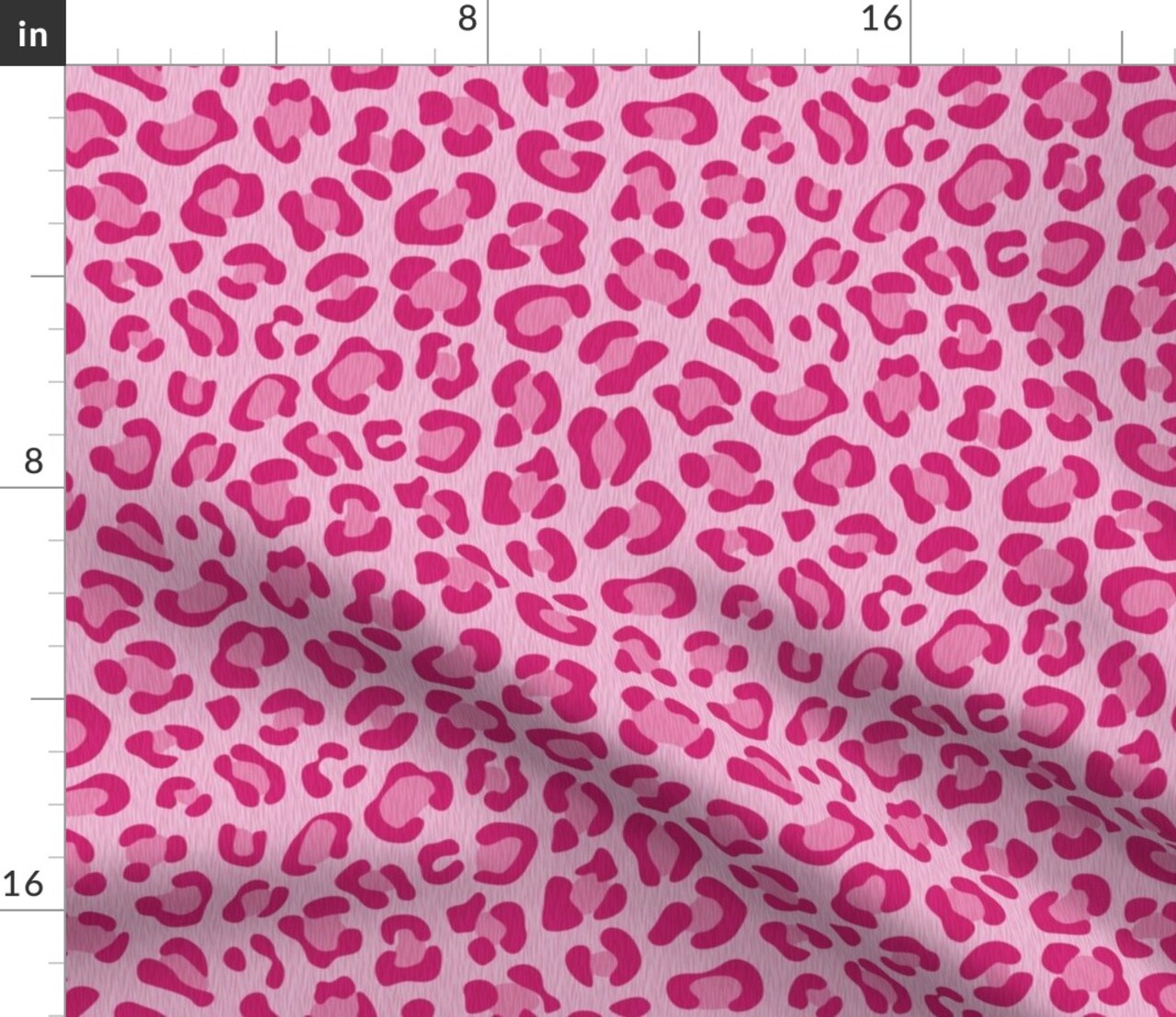 Pink Animal Print Leopard Y2K Custom Printed Fabric by Spoonflower Various Fabrics by the Yard or Fat Quarter